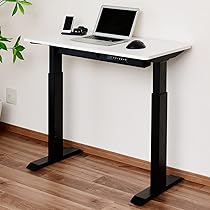 Amazon | [山善] 電動昇降デスク スリム 昇降式 幅100×奥行50×高さ71