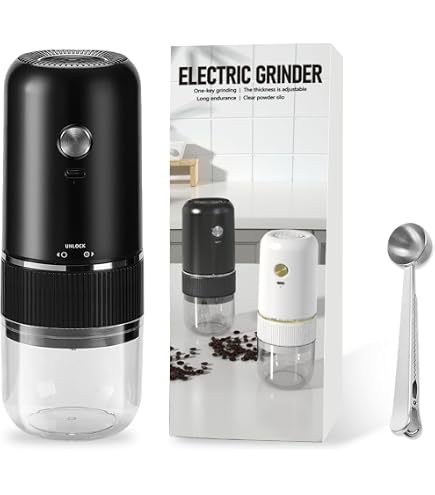 Amazon.co.jp: コーヒーミル 電動【2026革新型】電動コーヒーミル