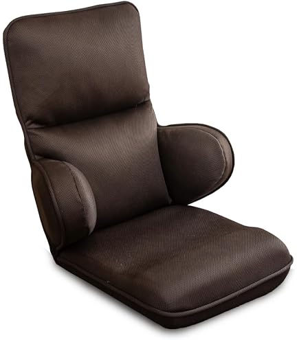Amazon｜アシスタンド座イス レザー仕様/HE-CJES20RS1 ブラウン｜座椅