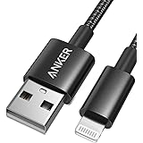 Anker 高耐久ナイロン ライトニングケーブル MFi認証 iPhone充電ケーブル iPhone 14 / 13 / 12 / SE (第3世代) iPad 各種対応 (1.8m ブラック)