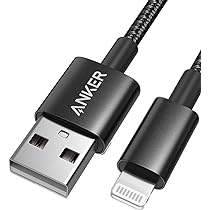 Amazon.co.jp: Anker 高耐久ナイロン ライトニングケーブル MFi