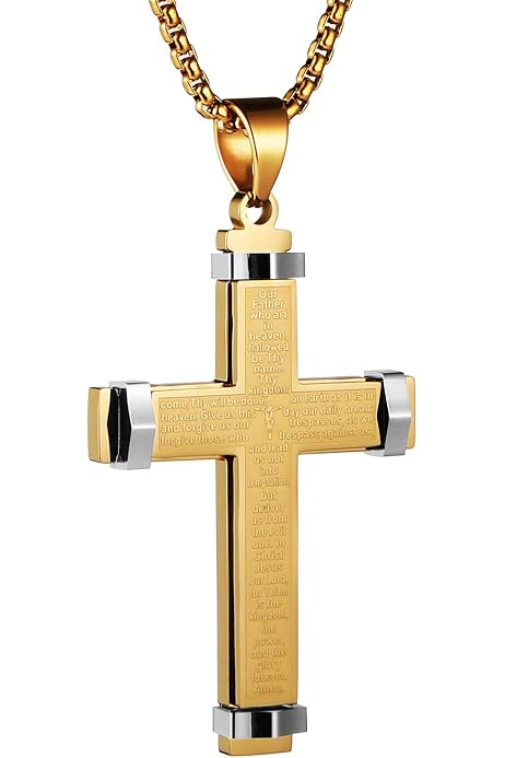 18k Gold Plated Small Jesus Crucifix 