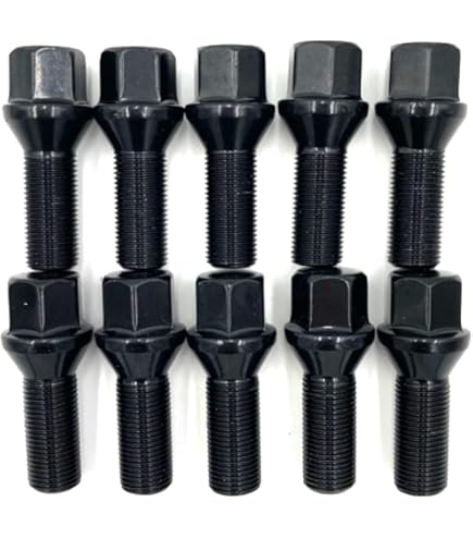 Amazon.co.jp: BBS ホイール用 ブラックボルト M14xP1.5 60°テーパー