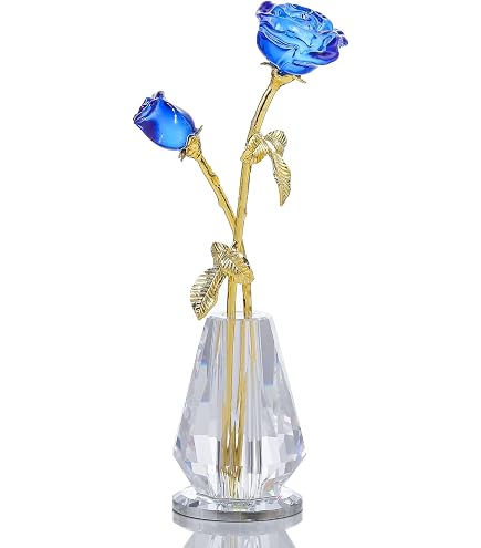 ガラス クリスタルオブジェ 宝石 クリスタル 花 Amazon クリスタル
