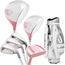 「初心者おすすめ レディース ゴルフクラブセット LAROUGE 10本 ピンク 初心者おすすめ レディース ゴルフクラブセット LAROUGE 10本 ピンク