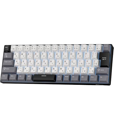 RK  Kludge RK61 赤軸 ゲーミングキーボード Amazon | RK ROYAL KLUDGE RK61 ワイヤレス 60% メカニカルキーボード