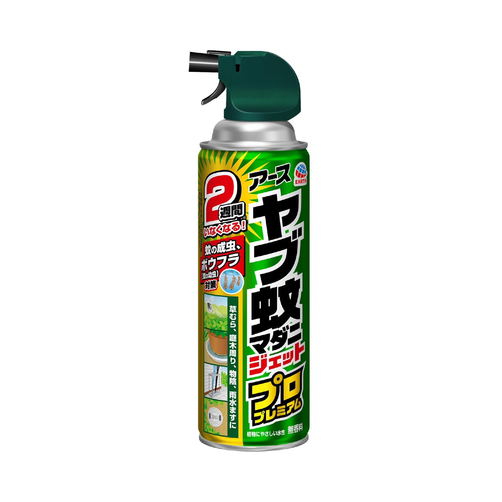 【プライムデー】【43%OFF】【744円（定期便670円）】 アース製薬 アースジェット ヤブ蚊マダニジェット プロプレミアム 450ml