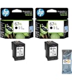HP 67 XL 純正インクカートリッジ ブラック 黒 3YM57AA 4点 Amazon.co.jp: HP 67 XL 純正インクカートリッジ ブラック 黒
