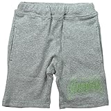 《初夏盛夏対応》 GARACH(ギャラッチ) 針抜きフライススパン英字ロゴ刺繍ハーフパンツ 110cm /Mg NO.AH-1622204