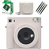 チェキスクエア instax SQUARE SQ1 チョークホワイト (16672221) 4点セット