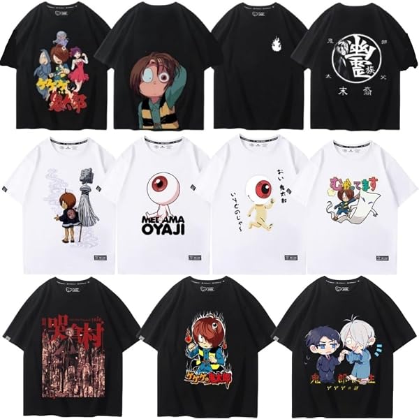 Amazon.co.jp: 猫楠 Tシャツ ピンク色 Mサイズ 水木しげる ゲゲゲの 