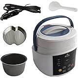 サンパーシー 車載 炊飯器 2合炊き 12V/24V兼用 最大12時間保温・予約 調理 [並行輸入品]