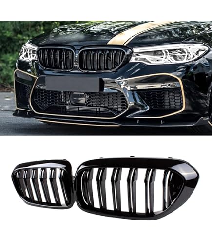Amazon | uxcell マットブラック フロント キドニーグリル BMWに対応