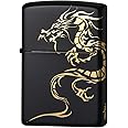 ZIPPO(ジッポー) ライター ブラック タイガー & ドラゴン 2面エッチング 2BKG-DR