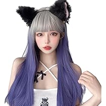 Amazon.co.jp: ウィッグ ストレート ロング グラデーション