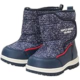 2017年 UN-DECO スノーブーツ ウィンターブーツ 防寒衣料 撥水加工 ネイビー◇14cm