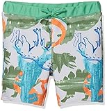 (ハッカキッズ) hakka kids ペンタッチダイナソープリントスイムパンツ 130 グレー