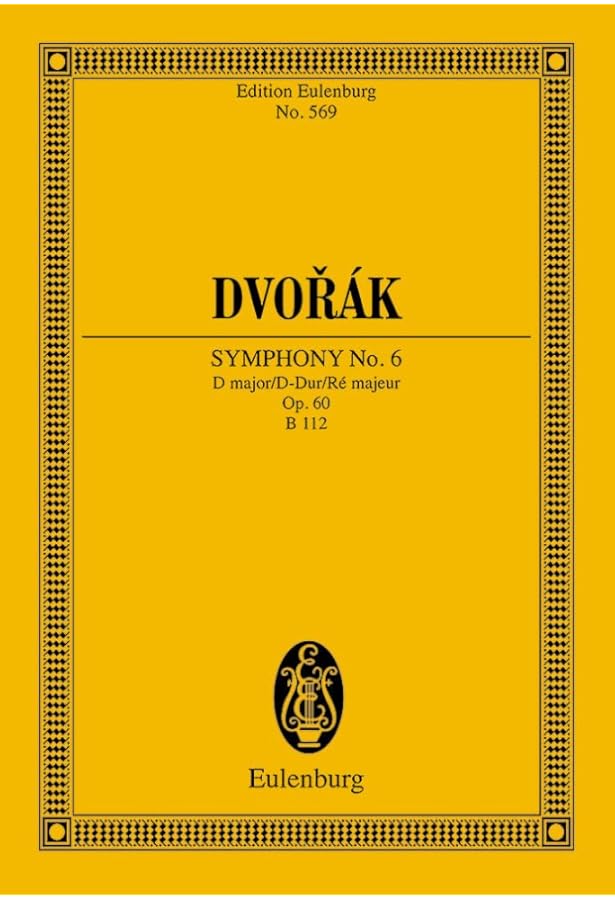 【オーケストラパート譜】ドヴォルザーク:交響曲第6番Bartos校訂版 ドヴォルジャーク : 交響曲 第6番 ニ長調 Op.60/オイレンブルグ社/小型