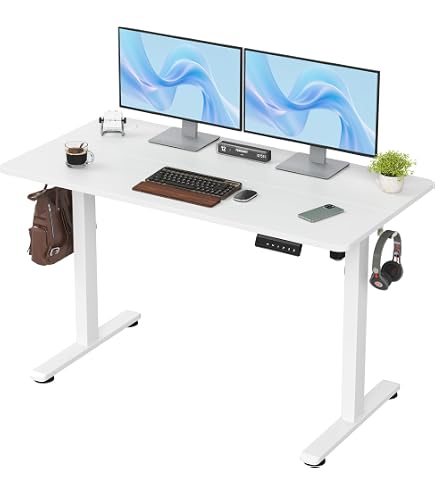 Amazon | Radlove 昇降デスク パソコンデスク 電動昇降式デスク幅140CM