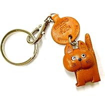 Amazon.co.jp: ねこ あるき 本革製 猫 キーホルダー バンカ Amazon.co.jp: ねこ あるき 本革製 猫 キーホルダー バンカ