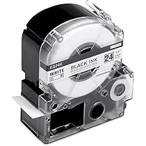 Amazon | 9mm 12mm 18mm 白地黒文字 互換 テプラ テープ 白