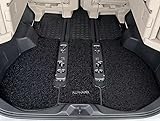 アルファード40系 トランクカーマット ラゲッジマット フロアマット 専属車種カスタム 日本仕様 全包囲デザイン カシミヤ素材 絨毯 カーレザー 傷防止 汚れ防止 前席 中間席 三列目 [並行輸入品]（アルファード40系トランク、ブラック）