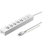 サンワサプライ 電源タップ 7口 2m 雷ガード付き