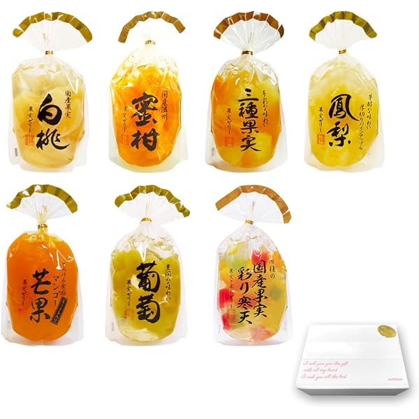 Amazon.co.jp: 【サンヨー堂 】果実ゼリー 6種 : 食品・飲料・お酒