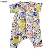 オーシャンアンドグラウンド ベビー肌着半袖 ロンパース SWEET THINGS ピンク