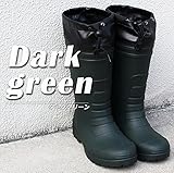 ワークブーツLONGタイプ メンズ レイン シューズ (ダークグリーン/L) メンズ レイン ブーツ レインブーツ 長靴 メンズ メンズ長靴 ワークブーツ メンズ 柔軟性 軽量 軽い かるい 長時間 