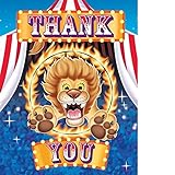Creative Converting Big Top Birthday Thank Yous - 8 ct [並行輸入品]