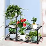 Plant shelf マルチレイヤフラワーラック、バルコニープラントシェルフマルチファンクションフラワーポットラックフロアスタイルシェルフ Flower racks ( サイズ さいず : 65*2