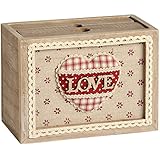 ヴィンテージスタイル素朴な木製フォトアルバムボックスLoveレタリング