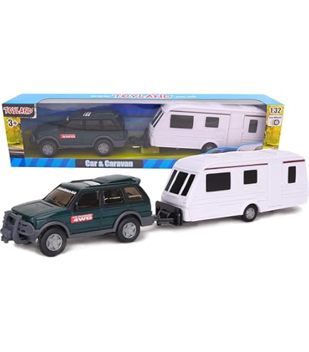 Teamsterz Auto E Caravan In Scatola | Giocattolo Per Bambini, Colori Vari