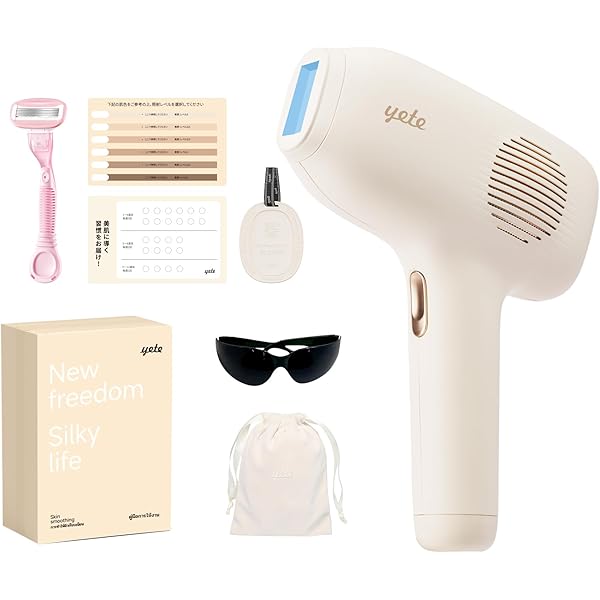 Amazon.co.jp: YETE 脱毛器 【冷感サファイア搭載】 家庭用IPL光美容器