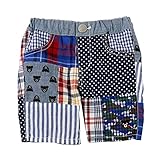 ダブルB(mikihouse) 爽やかパッチワーク ６分丈パンツ（62-3113-972） 120cm マルチ（87）