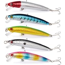 Amazon.co.jp: 【オルルド釣具】フローティングミノー 9.5cm 8.5g 5