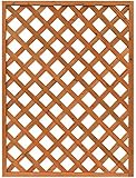 天然木製 格子ラティス 90cm×120cm×35mm 1枚 ライトブラウン WLL-9012T