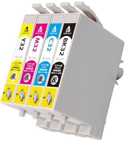 Amazon.co.jp: IC32 4色セット ブラック シアン マゼンタ