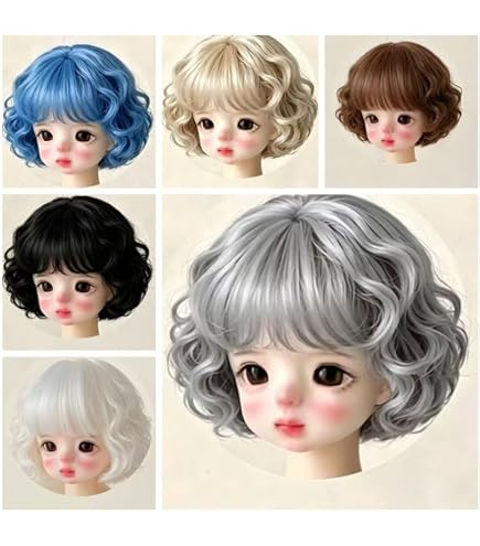 Amazon.co.jp: 人形 ウイッグ かつら ドール用 1/3 1/6 Bjd SD ドール