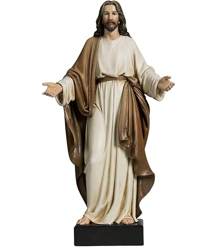 Amazon.co.jp: 聖家族 イエス マリア ヨセフ 彫像 置物 高さ約約30cm