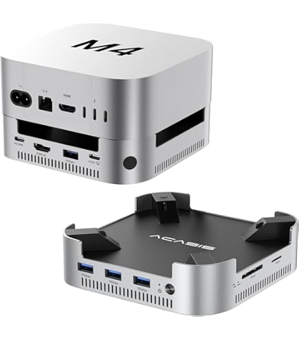 40Gbps M.2 NVMe SSD Enclosure for Mac mini M4/M4 Pro, External