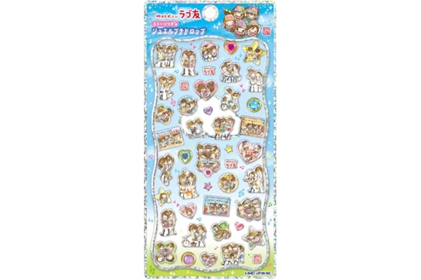 カミオジャパン ステッカー ジュエルプチドロップステッカー 平成ファンシー ラブ友 228925