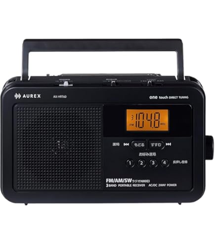 Amazon.co.jp: TOSHIBA(東芝) ホームラジオ TY-SHR4(KM) LEDライト LCD