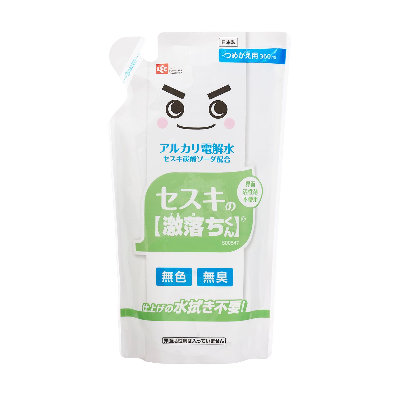 【47%OFF】【191円】 レック セスキの激落ちくん (洗浄・除菌・消臭) アルカリ電解水 詰め替え 360ml
