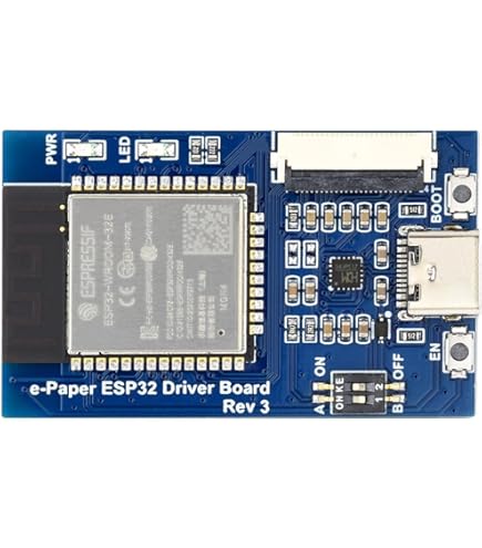 Amazon | waveshare 7.5インチ E-Ink Raw Display Raspberry Pi 4B/3B