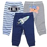 カーターズ Carter's ボディスーツ ロンパースにピッタリ ベビー ロング パンツ ボトムス 男の子 3点セット 014 (9months(67-72cm)) [並行輸入品]