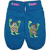 SOZO（ソゾ）【モンスターミトン(6-24M)】男の子用やんちゃモンスター防寒ニットベビーミトン手袋,秋冬グローブ,出産祝いギフトプレゼント,,妖怪【並行輸入】