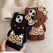 ヒョウ柄キティ☆つけまつげケース Qoo10] キティ iphoneケース ヒョウ柄 豹 : スマホケース・保護