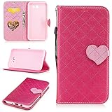 Aireratze(TM) Samsung Galaxy J7 2017 ケース　PU　手帳型　携帯電話用 [USBケーブルは無料です]　カバー カード収納ポケット付き　マグネット式　ストラップ付き　